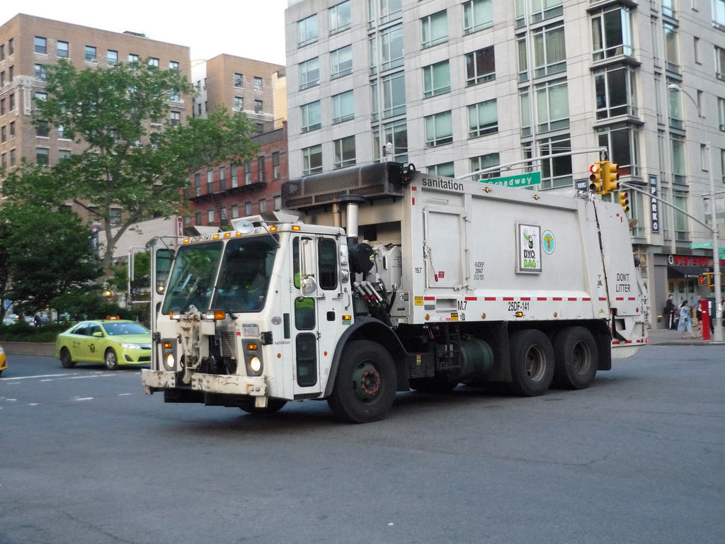 Garbage truck accident in NYC