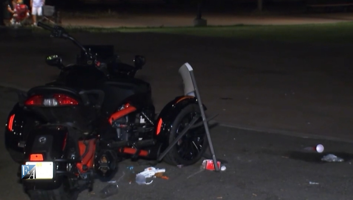 12 Injured After Motorcycle Strikes Crowd