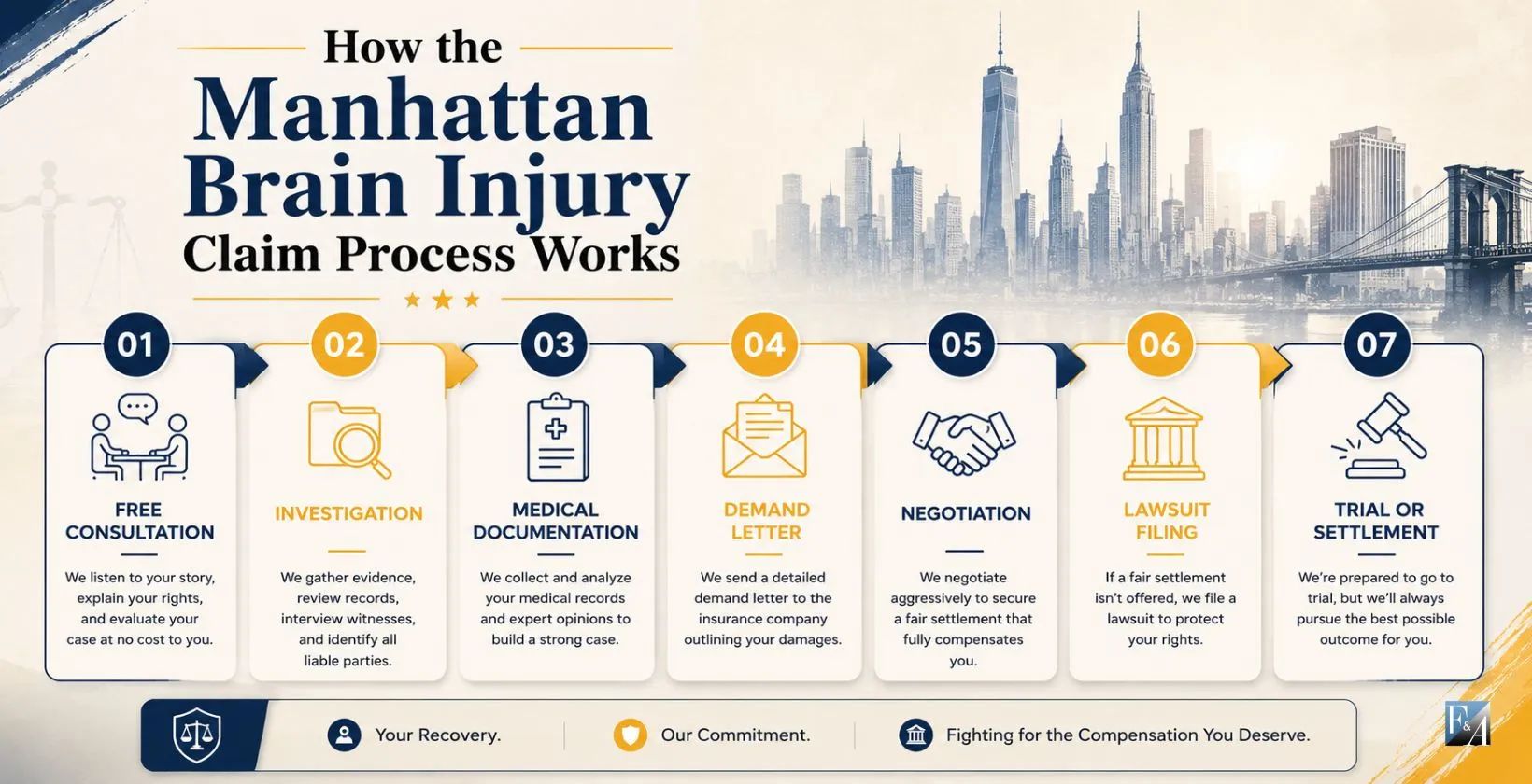 How the Manhattan Brain Injury Claim Process Works​
