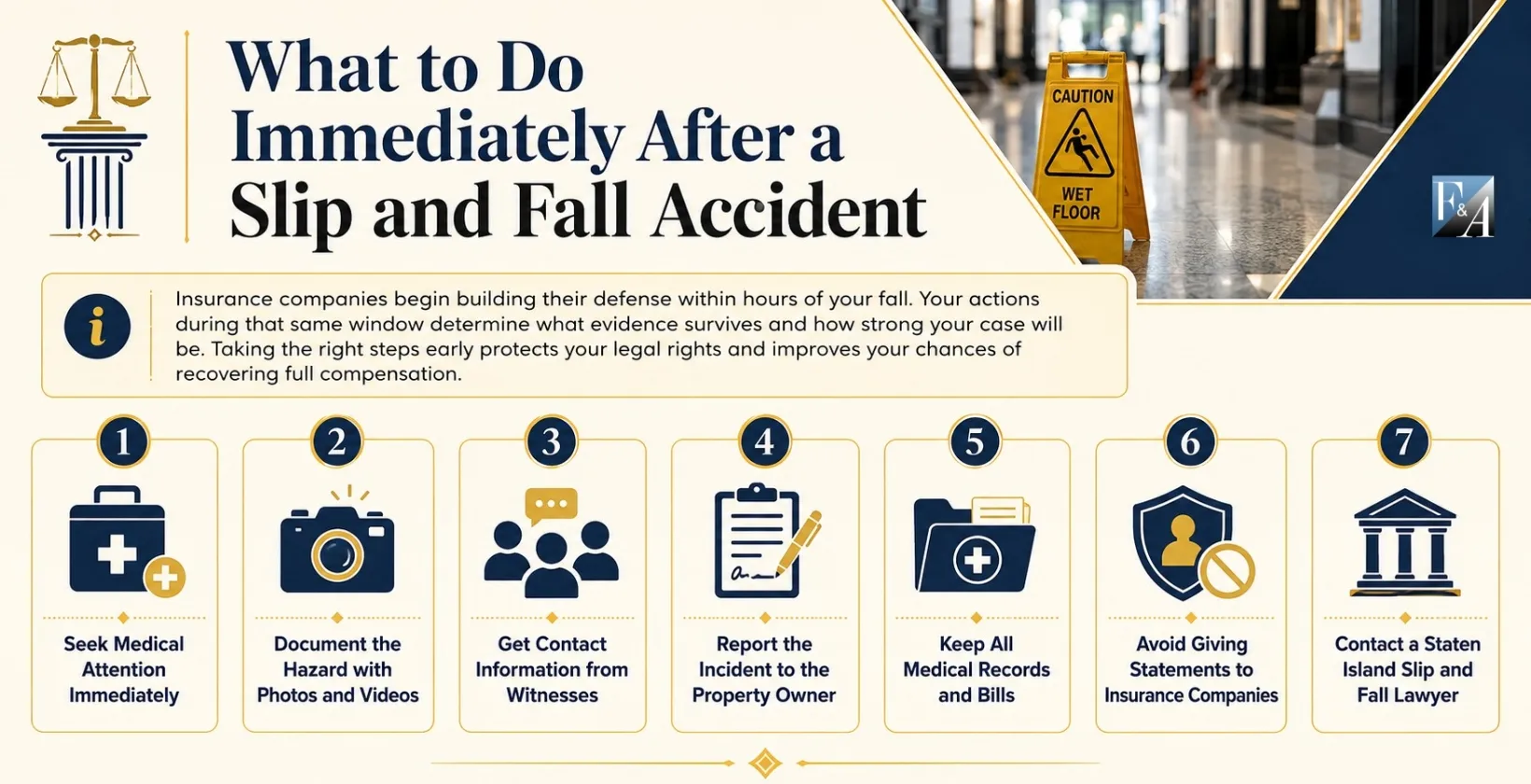 What to Do Immediately After a Slip and Fall Accident