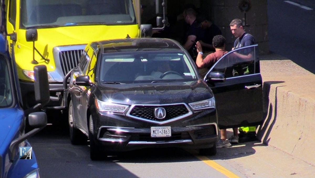 Two People Reported Injured in Box Truck and SUV Crash
