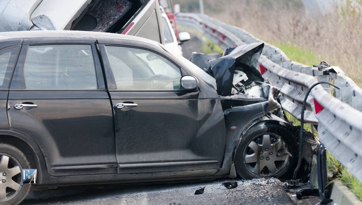 Three-Car Crash Sends Vehicles Onto Sidewalk